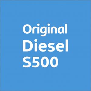 Adesivo Etiqueta Diesel S500 Vinil 0.10mm 5x5cm 4x0 Laminação Fosca Corte Reto 