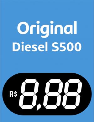 BA Diesel S500 Vinil 0.10mm Aplicado em Poliondas 3mm 100x130cm 4x0  Corte Reto 
