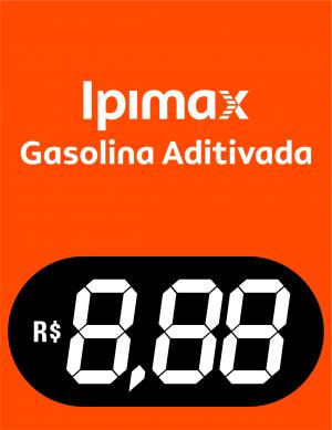 BA Gasolina Aditivada Vinil 0.10mm Aplicado em Poliondas 3mm 100x130cm 4x0  Corte Reto 
