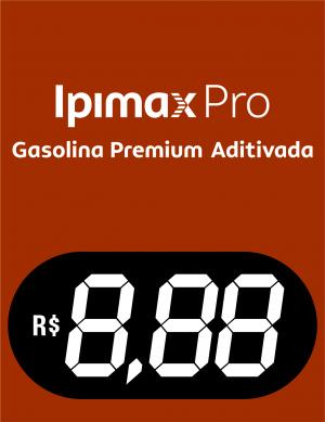 BA Gasolina Premium Vinil 0.10mm Aplicado em Poliondas 3mm 100x130cm 4x0  Corte Reto 