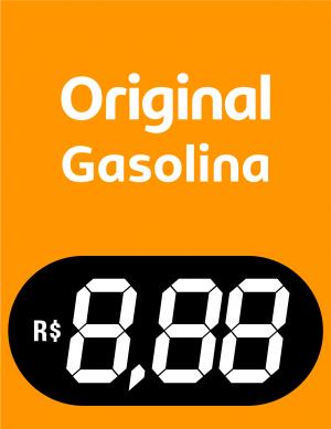 BA Original Gasolina Vinil 0.10mm Aplicado em Poliondas 3mm 100x130cm 4x0  Corte Reto 